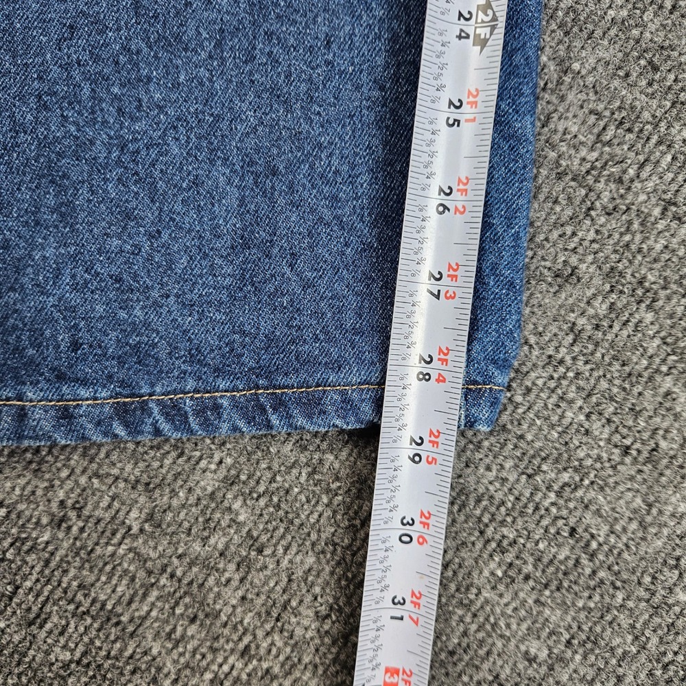 Wrangler Riggs Workwear Relaxed Fit Jean Men 42x30(40x29) Straight Leg Dark Wash - Picture 6 of 11